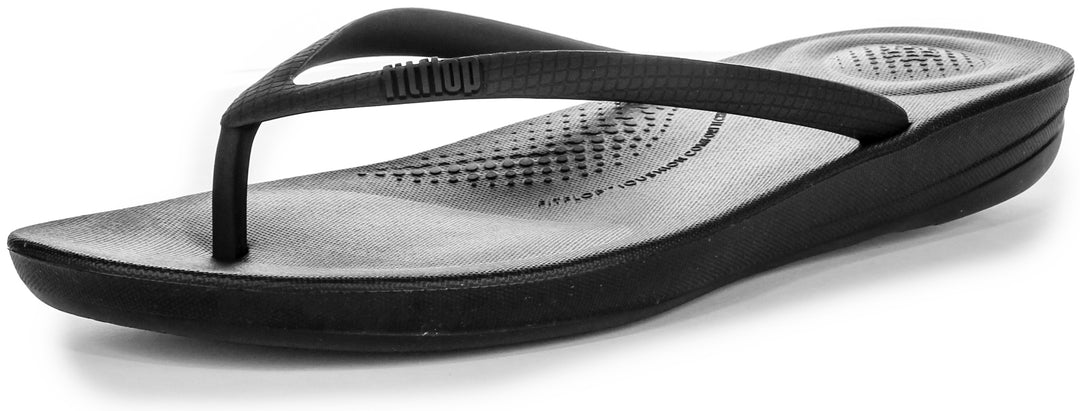 Fitflop Iqushion Ergonomic In All Black For Women
