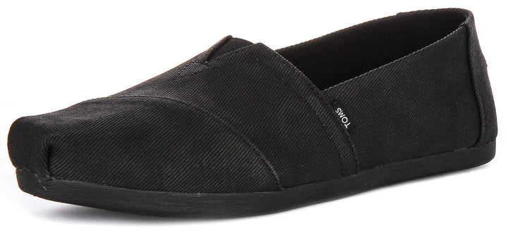 Toms Alpargata Heritage In All Black For Women