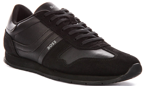 Boss Levon Runner In All Black For Men Sneaker