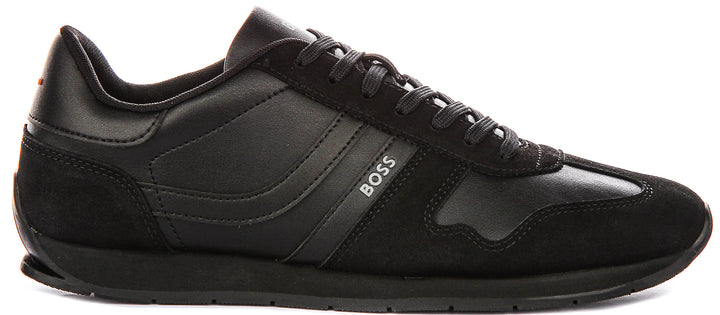 Boss Levon Runner In All Black For Men Sneaker