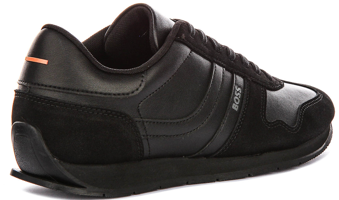 Boss Levon Runner In All Black For Men Sneaker