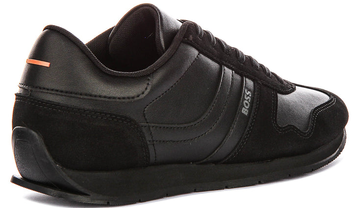Boss Levon Runner In All Black For Men Sneaker