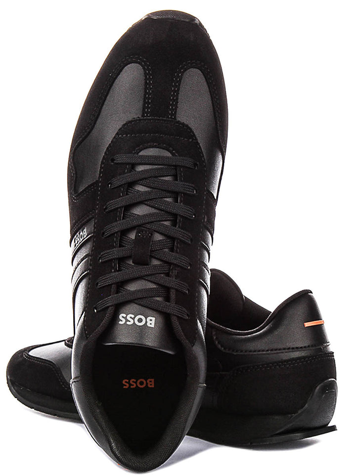 Boss Levon Runner In All Black For Men Sneaker