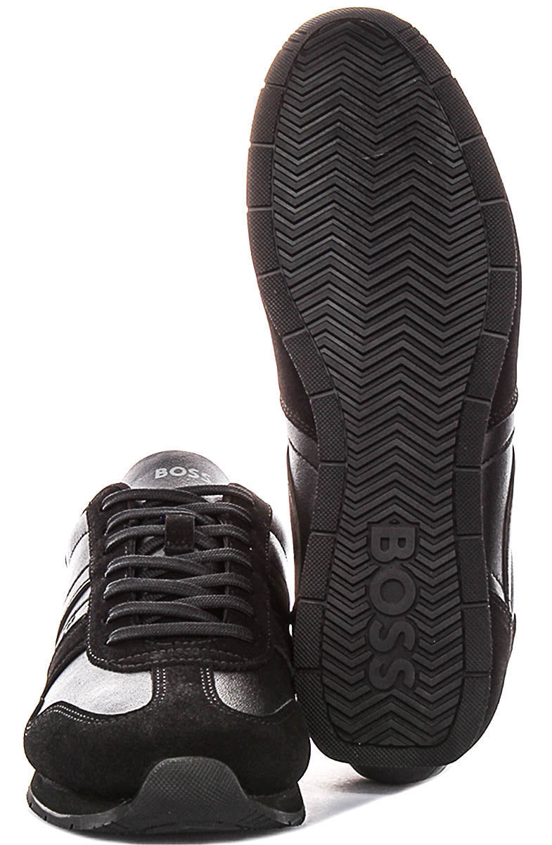 Boss Levon Runner In All Black For Men Sneaker