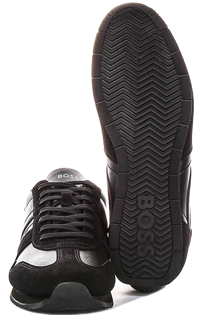 Boss Levon Runner In All Black For Men Sneaker