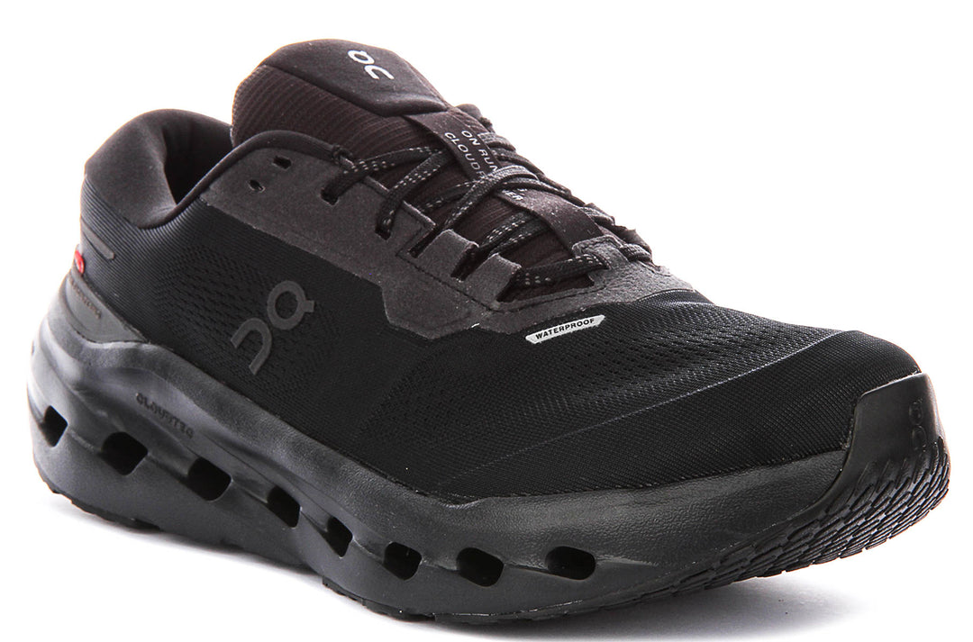On Running Cloudrunner 3 Waterproof In All Black For Men