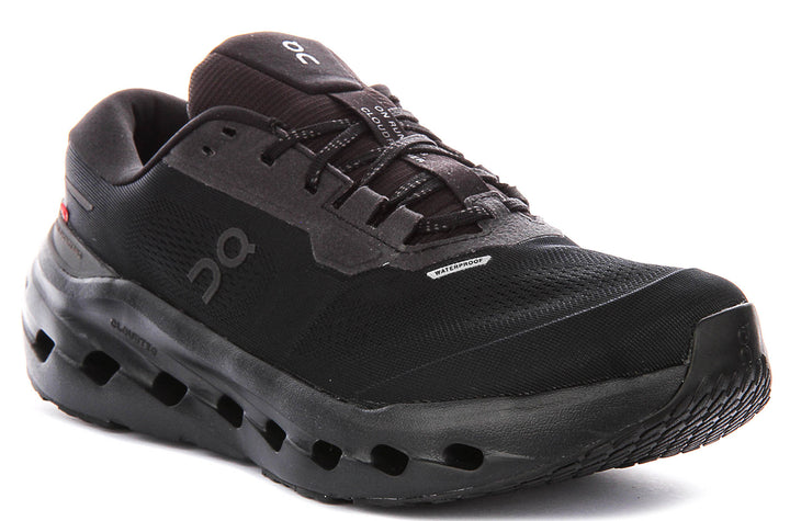 On Running Cloudrunner 3 Waterproof In All Black For Men