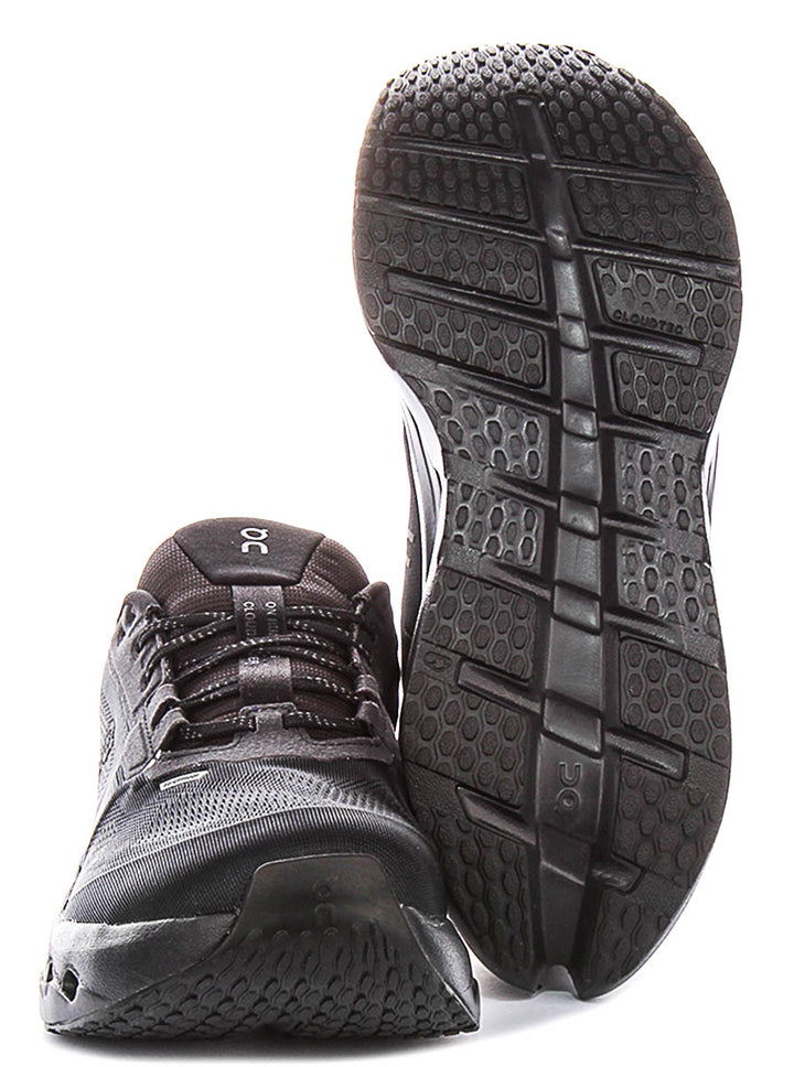 On Running Cloudrunner 3 Waterproof In All Black For Men