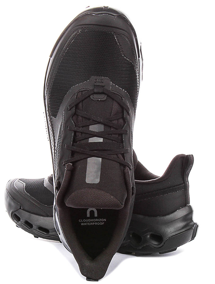 On Running Cloudhorizon 2 Waterproof In All Black For Men