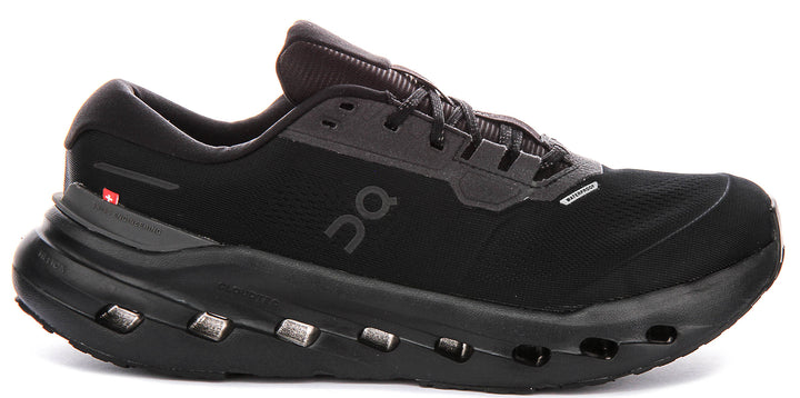 On Running Cloudrunner 3 Waterproof In All Black For Women