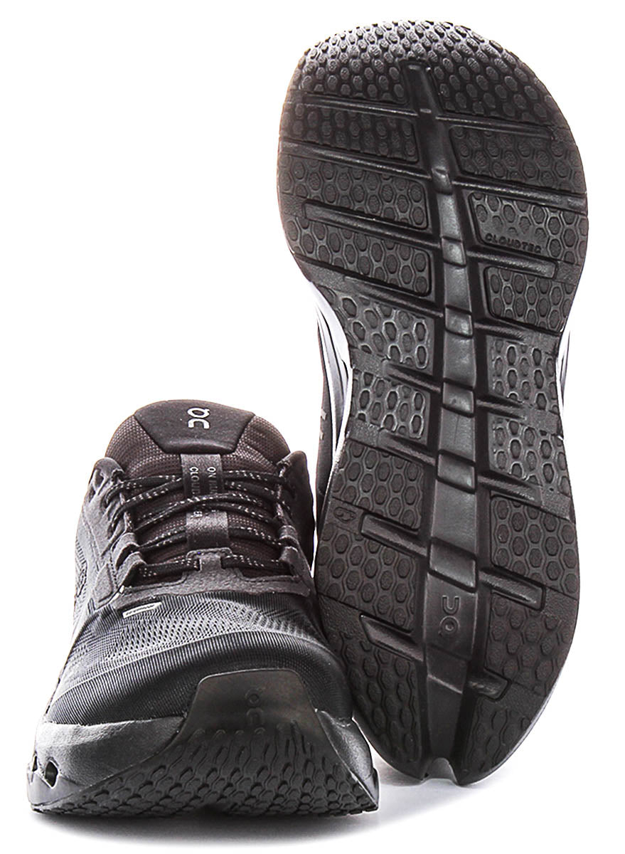 On Running Cloudrunner 3 Waterproof In All Black For Women