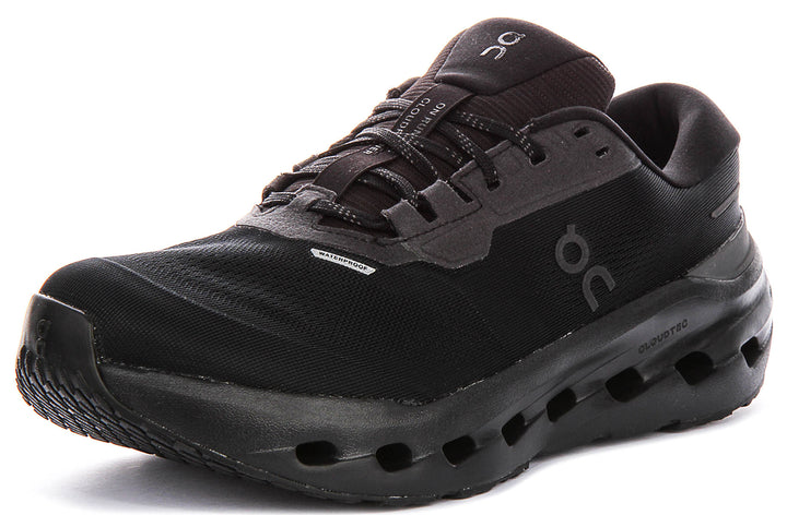 On Running Cloudrunner 3 Waterproof In All Black For Women