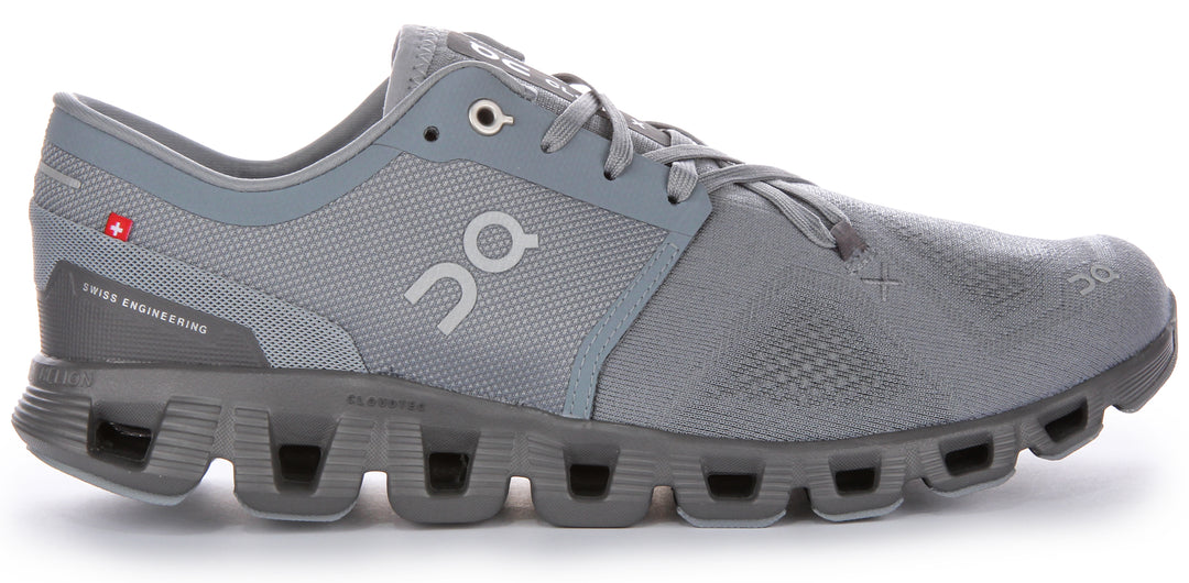 On Running Cloud X 3 In Antique Grey For Men