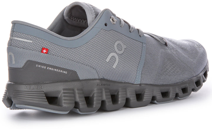 On Running Cloud X 3 In Antique Grey For Men