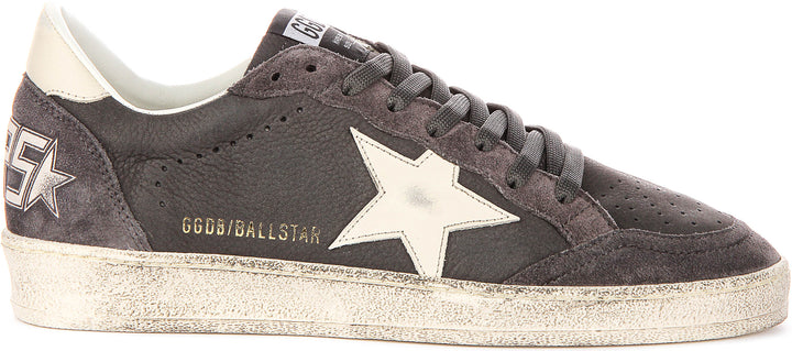 Golden Goose Ball Star In Antracite For Men