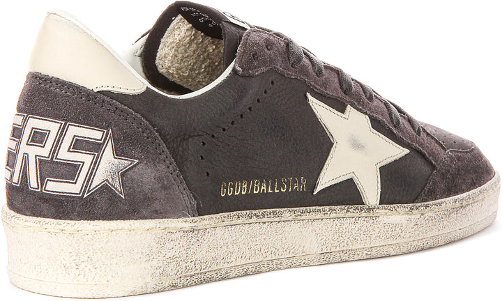 Golden Goose Ball Star In Antracite For Men