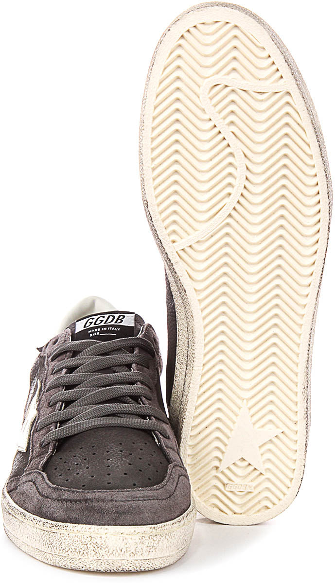 Golden Goose Ball Star In Antracite For Men