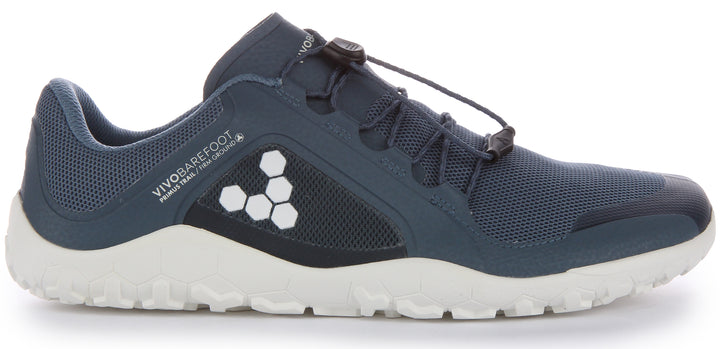 Vivobarefoot Primus Trail II FG Chaussures de course à pied en maille pour hommes en aqua océan