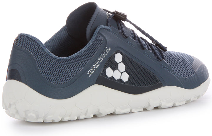 Vivobarefoot Primus Trail II FG Chaussures de course à pied en maille pour hommes en aqua océan