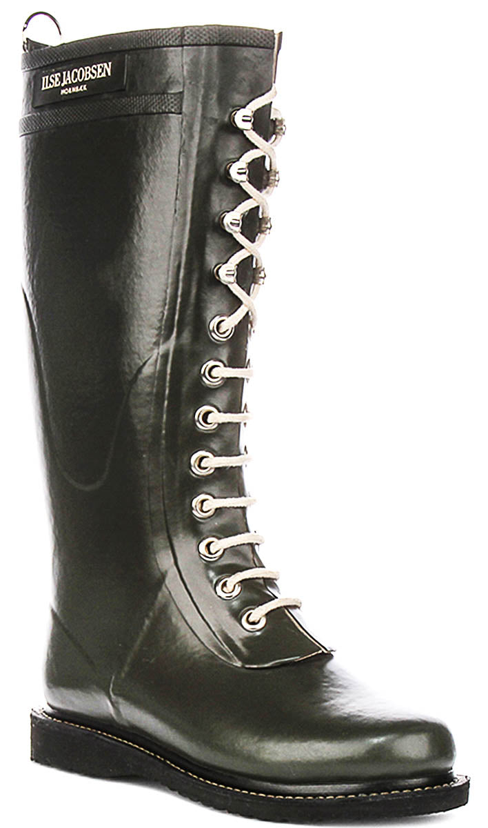 Ilse Jacobsen RUB1 In Army Green For Women