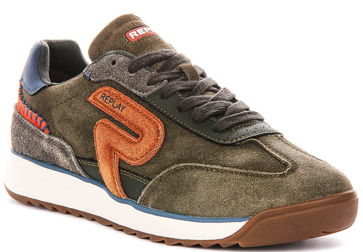 Replay Yard Zone In Army Green For Men