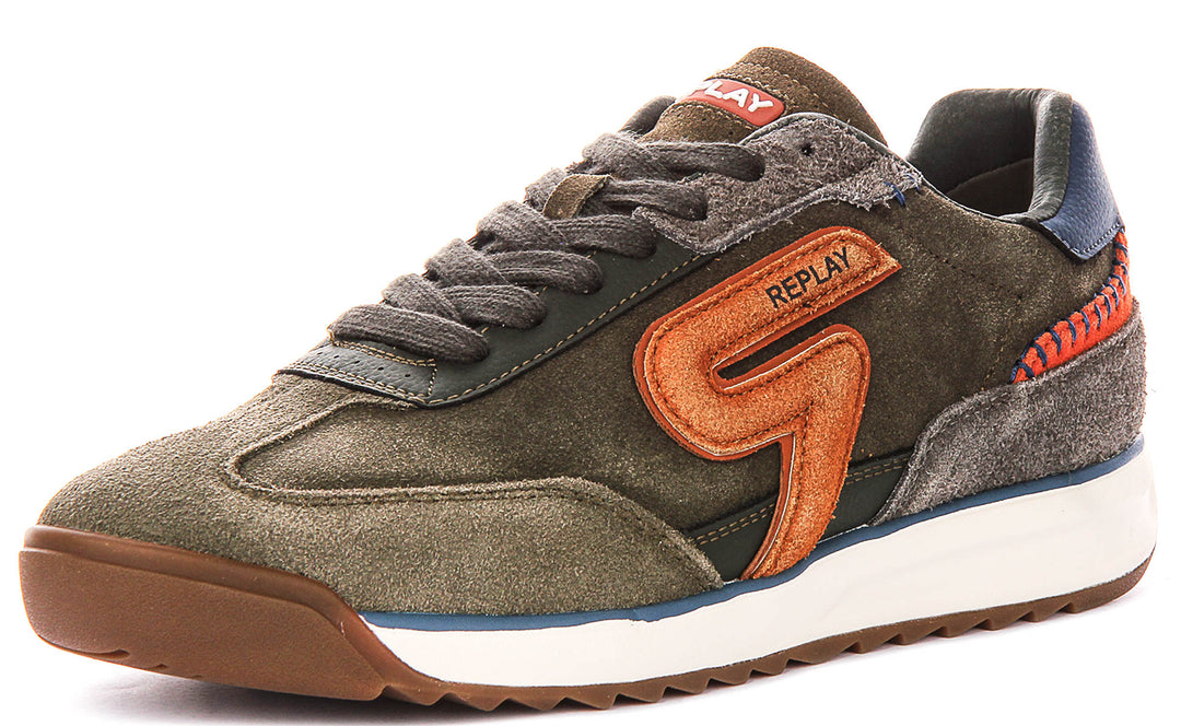 Replay Yard Zone In Army Green For Men