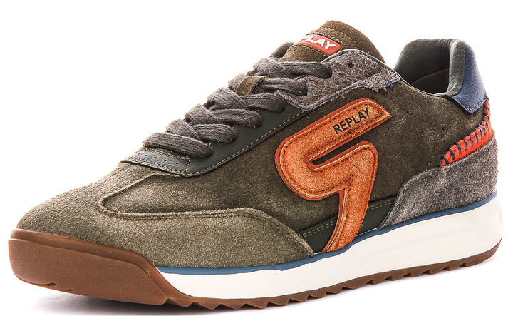 Replay Yard Zone In Army Green For Men