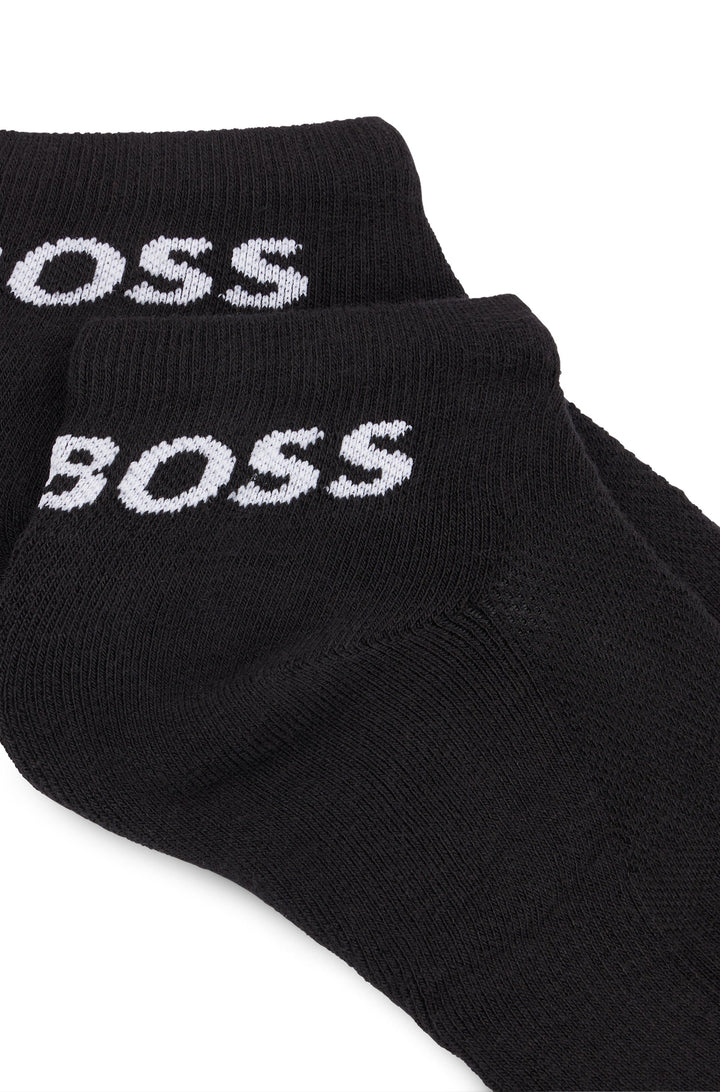 Boss 2 Pair Shoe Sock In Black For Men