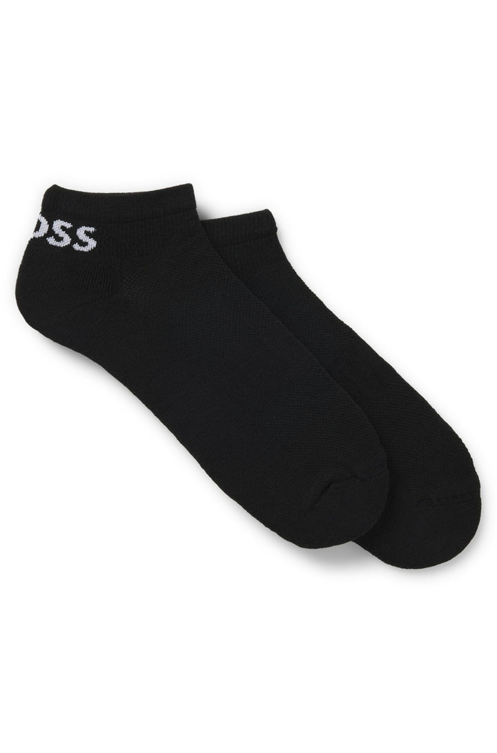 Boss 2 Pair Shoe Sock In Black For Men