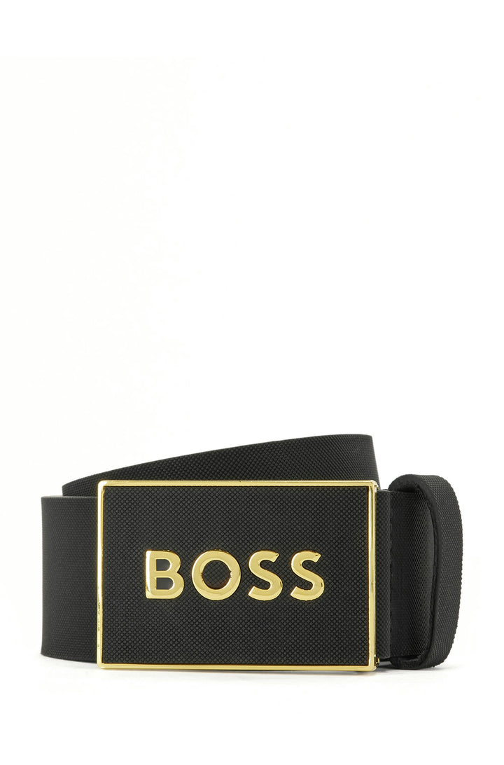 Boss Icon S1 In Black Gold Belt For Men