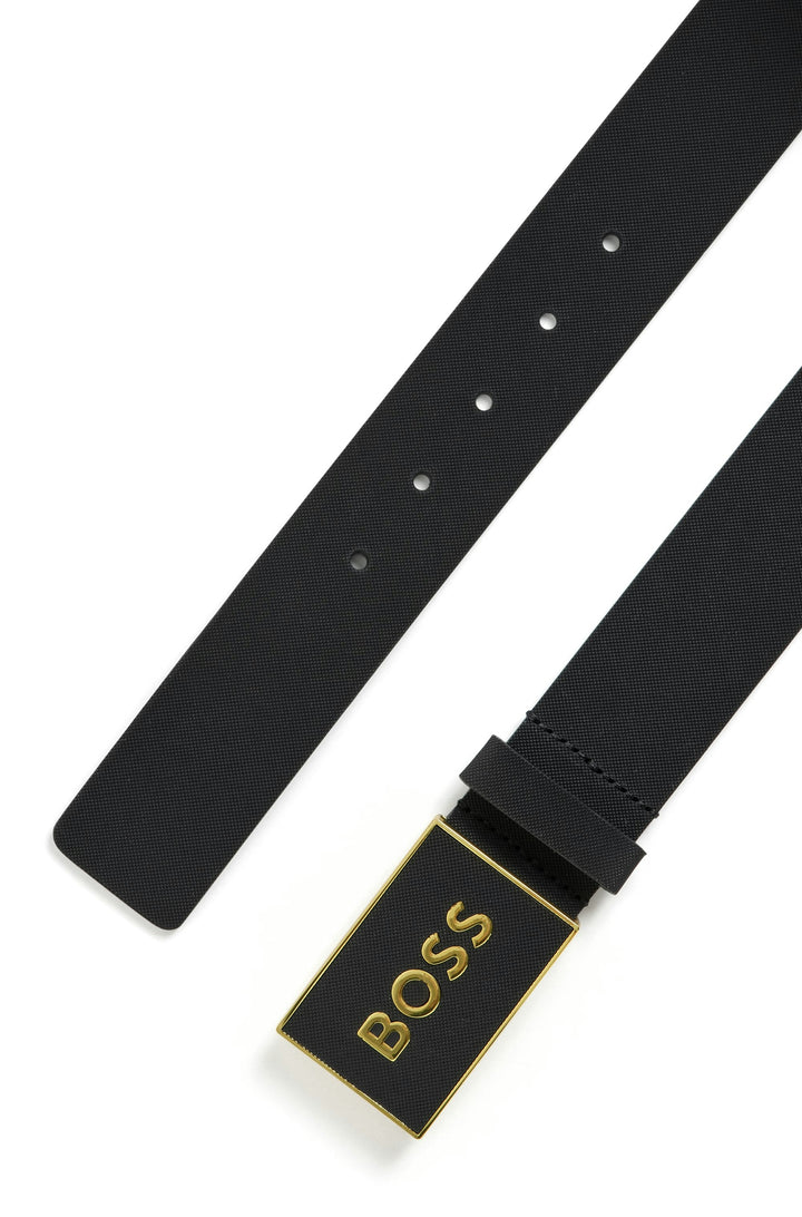 Boss Icon S1 In Black Gold Belt For Men