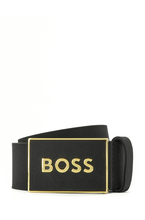 Boss RudyVRC Cintura in pelle da uomo in nero