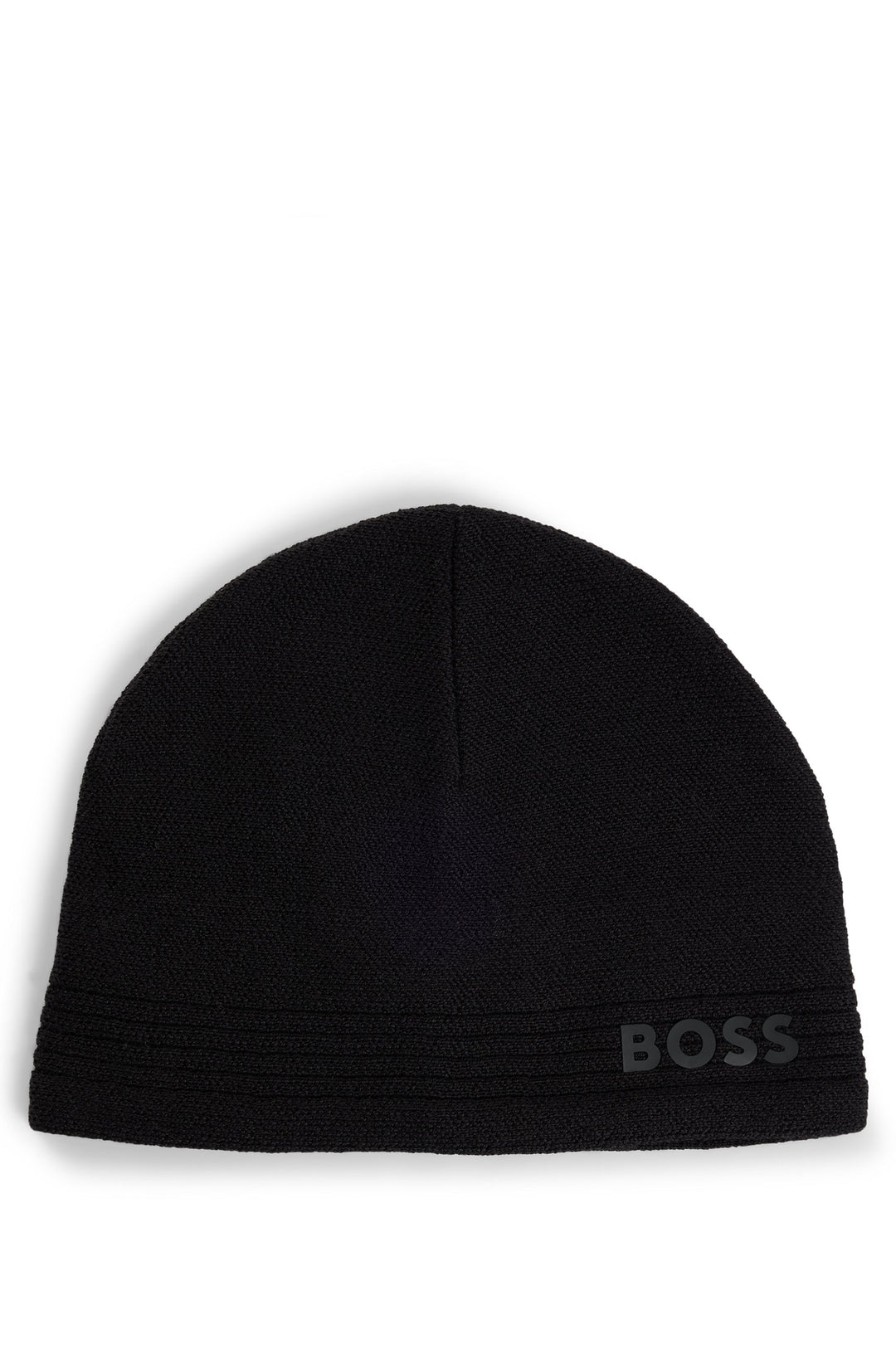 Boss Afleece Beanie In Black For Men