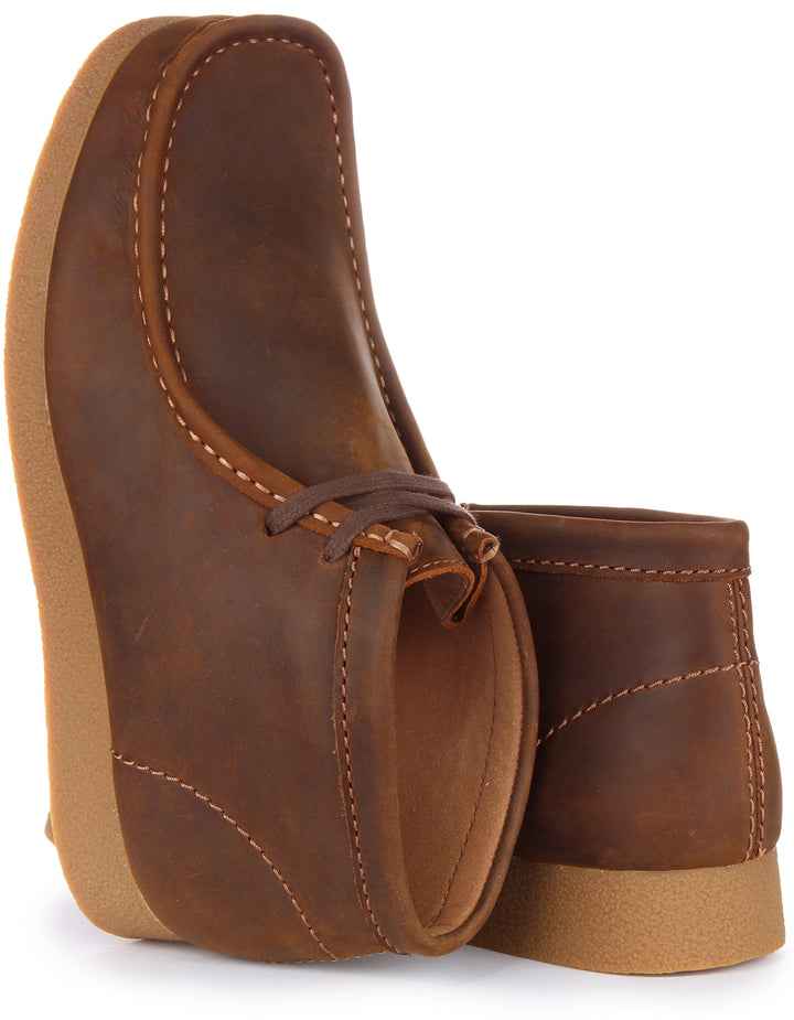 Clarks Wallabee Evo Boot In Beeswax For Men