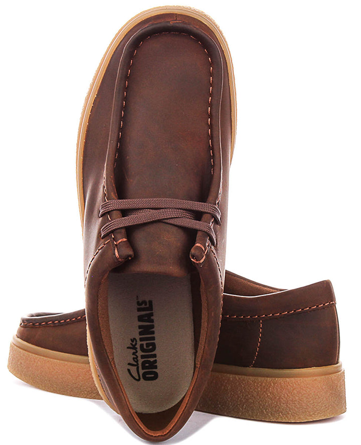 Clarks Boxbee Walla In Beeswax For Men