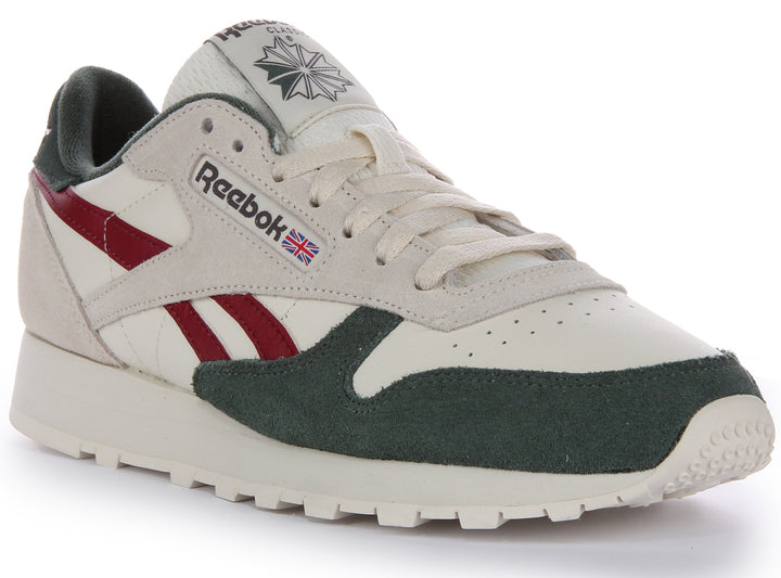 Reebok Classic Leather Trainers In Off White