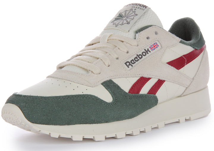 Reebok Classic Leather Trainers In Off White