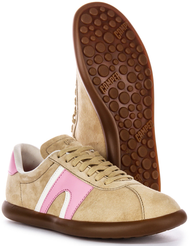 Camper Pelotas Soller In Beige Pink