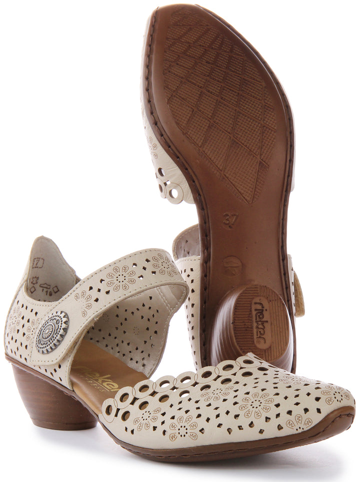 Rieker 43753-60 In Beige For Women
