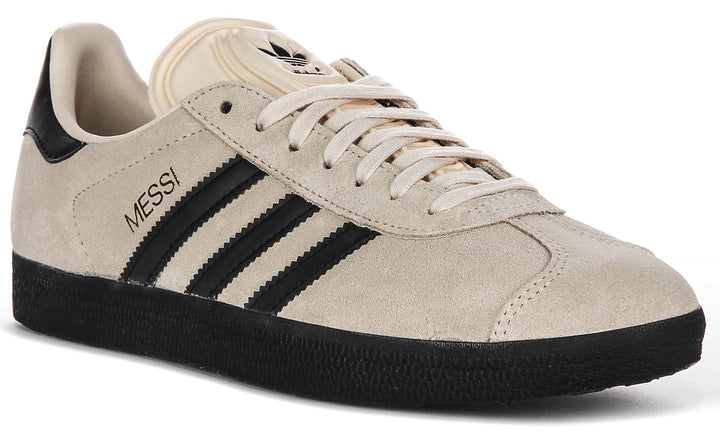 Adidas Gazelle X Messi In Beige Black