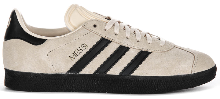 Adidas Gazelle X Messi In Beige Black