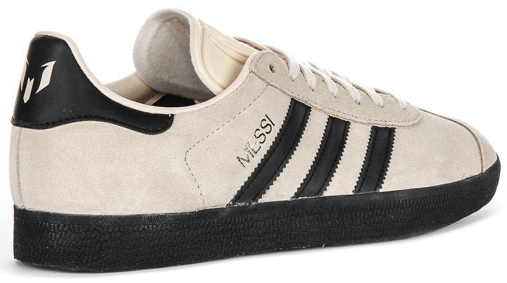 Adidas Gazelle X Messi In Beige Black