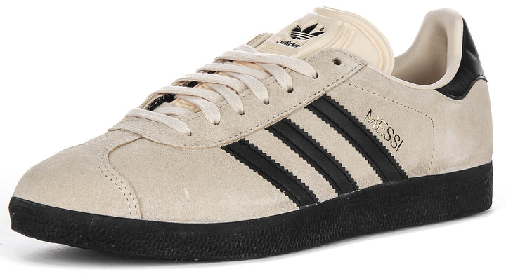 Adidas Gazelle X Messi In Beige Black