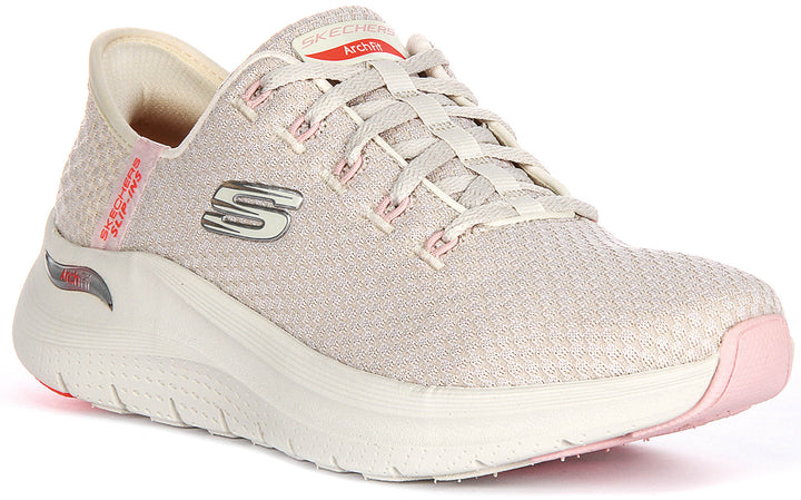 Skechers Arch Fit 2.0 Good Energy In Beige For Women