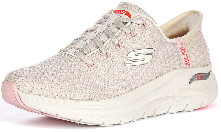 Skechers Arch Fit 2.0 Good Energy In Beige For Women