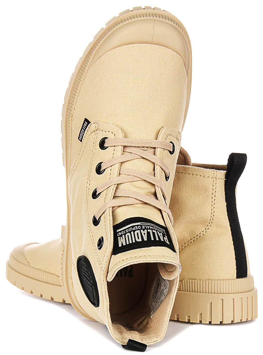 Palladium Pampa SP 20 Hi In Beige Boots