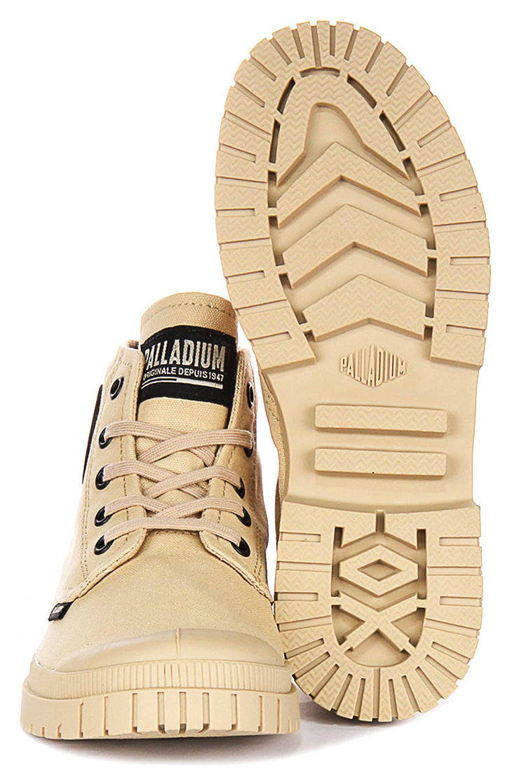 Palladium Pampa SP 20 Hi In Beige Boots