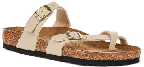 Birkenstock Mayari In Beige | Regular Fit