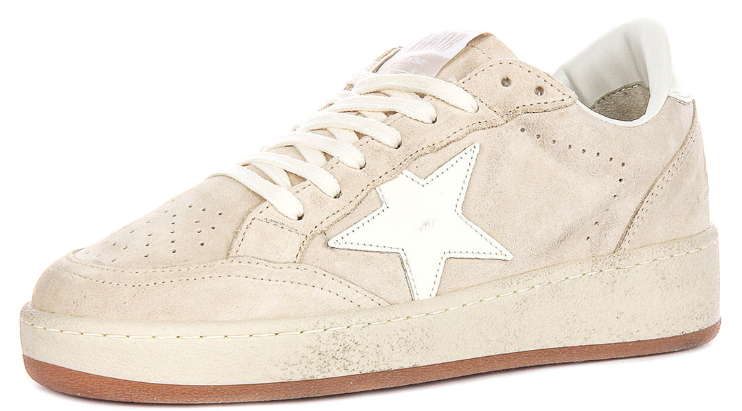 Golden Goose Ballstar 2 In Beige For Women