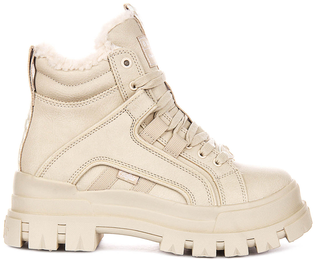 Buffalo Aspha NC Mid Warm In Beige For Women